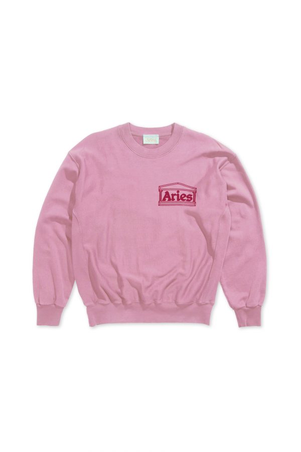 Aries-Classic-Temple-Sweatshirt-pink-01