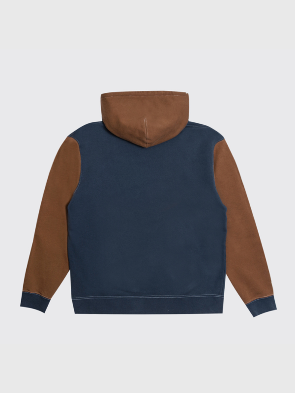 reception-Hooded Sweat reception-Dark Blue and Chocolate Brown