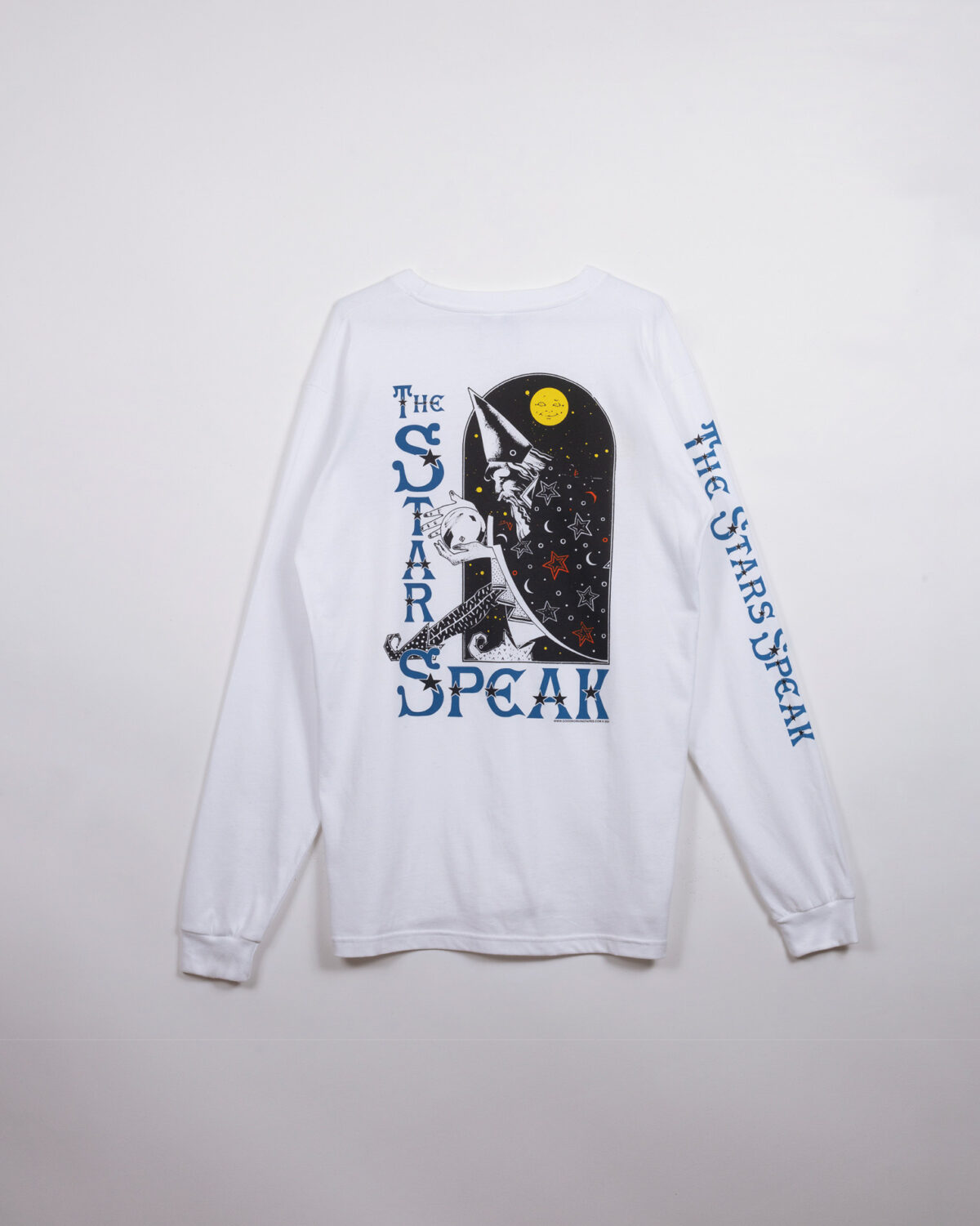 good-morning-tapes-Mountain-Logo-LS-Tee-The-Stars-Speak-LS-Tee-01
