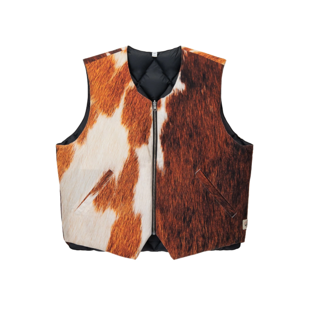 Stüssy Reversible Quilted Vest Cowhide - Suellen Meski - Moda 