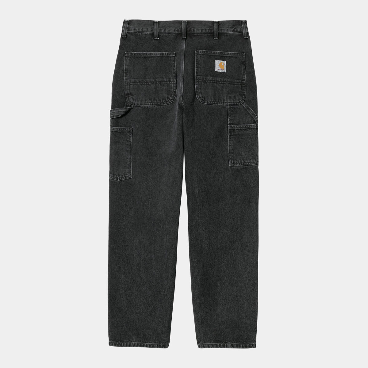 CARHARTT SINGLE KNEE PANT BLACK STONE WASHED