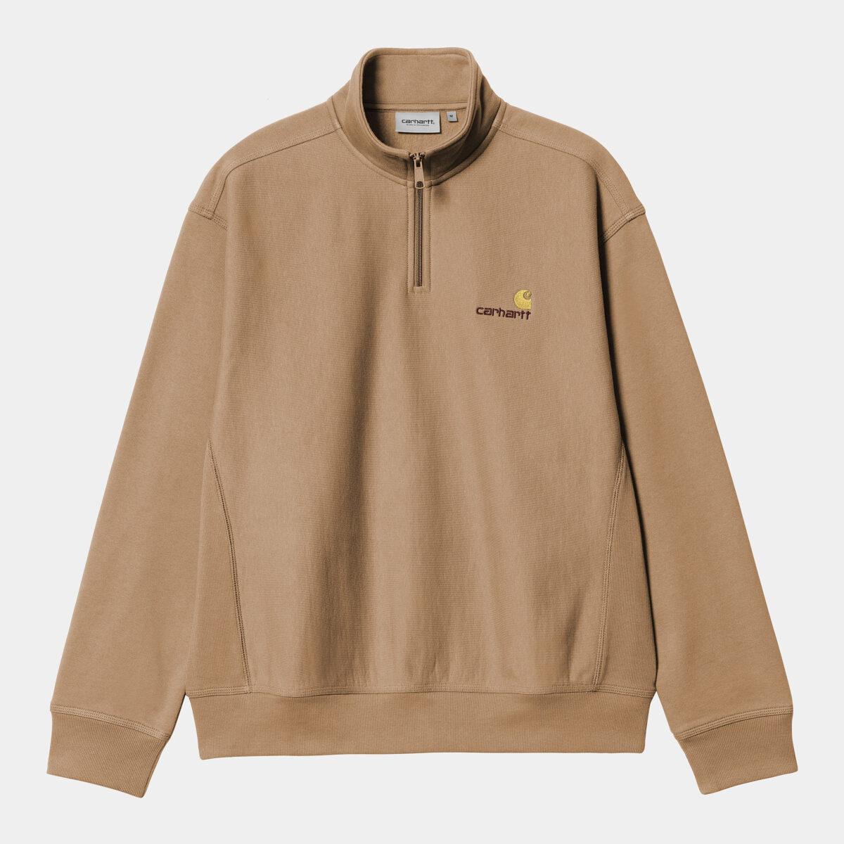 SUDADERA CARHARTT HALF ZIP MARRÓN