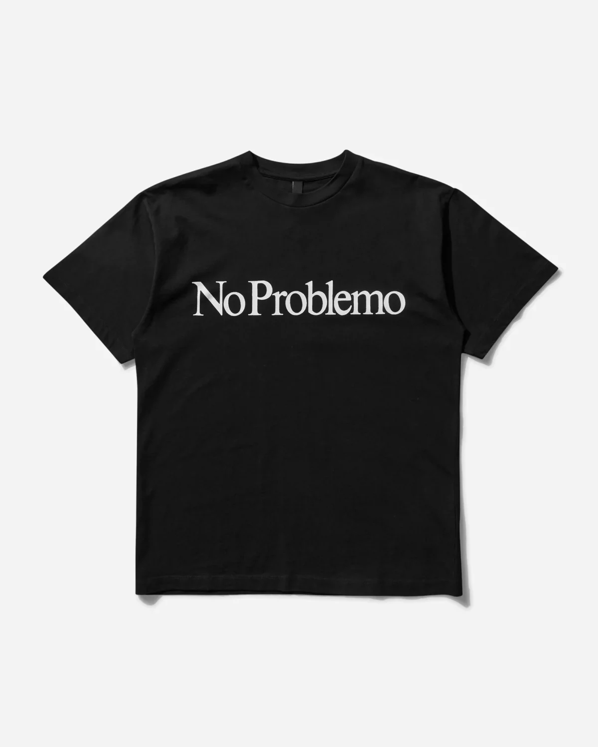 CAMISETA NO PROBLEMO NEGRA LOGO PECHO MADRID