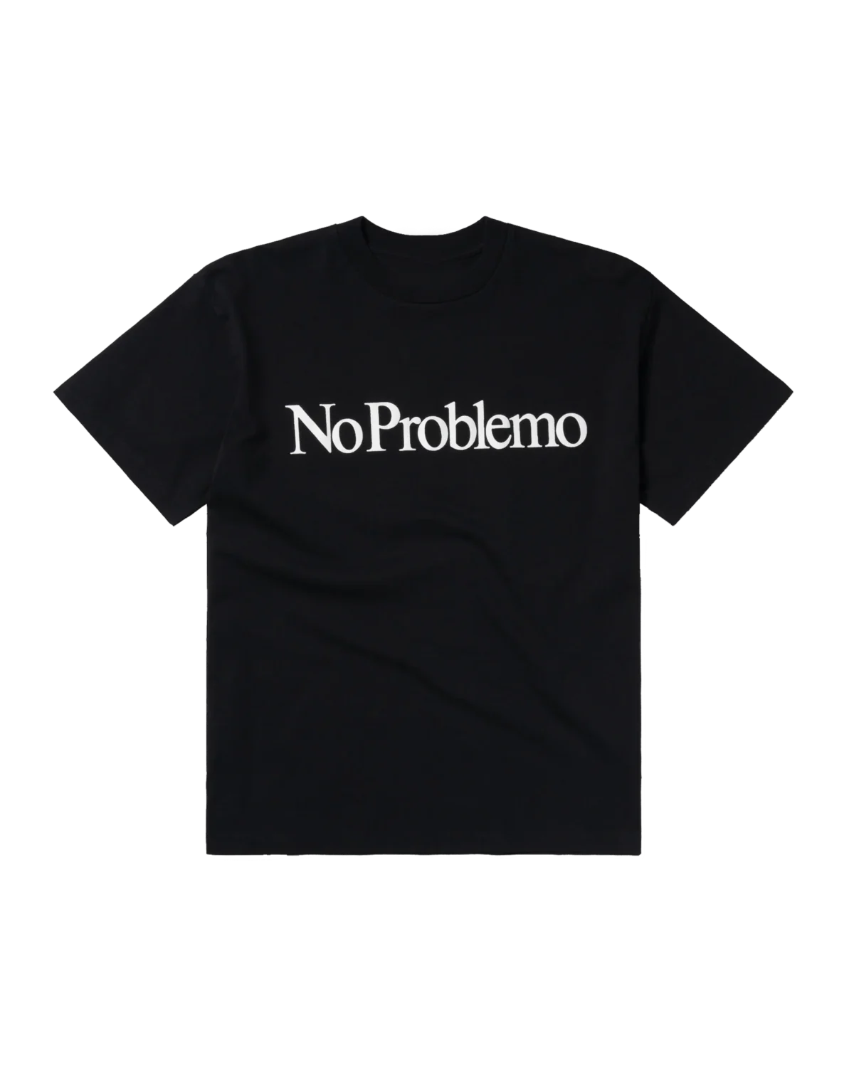 CAMISETA NO PROBLEMO NEGRO LOGO PECHO MADRID