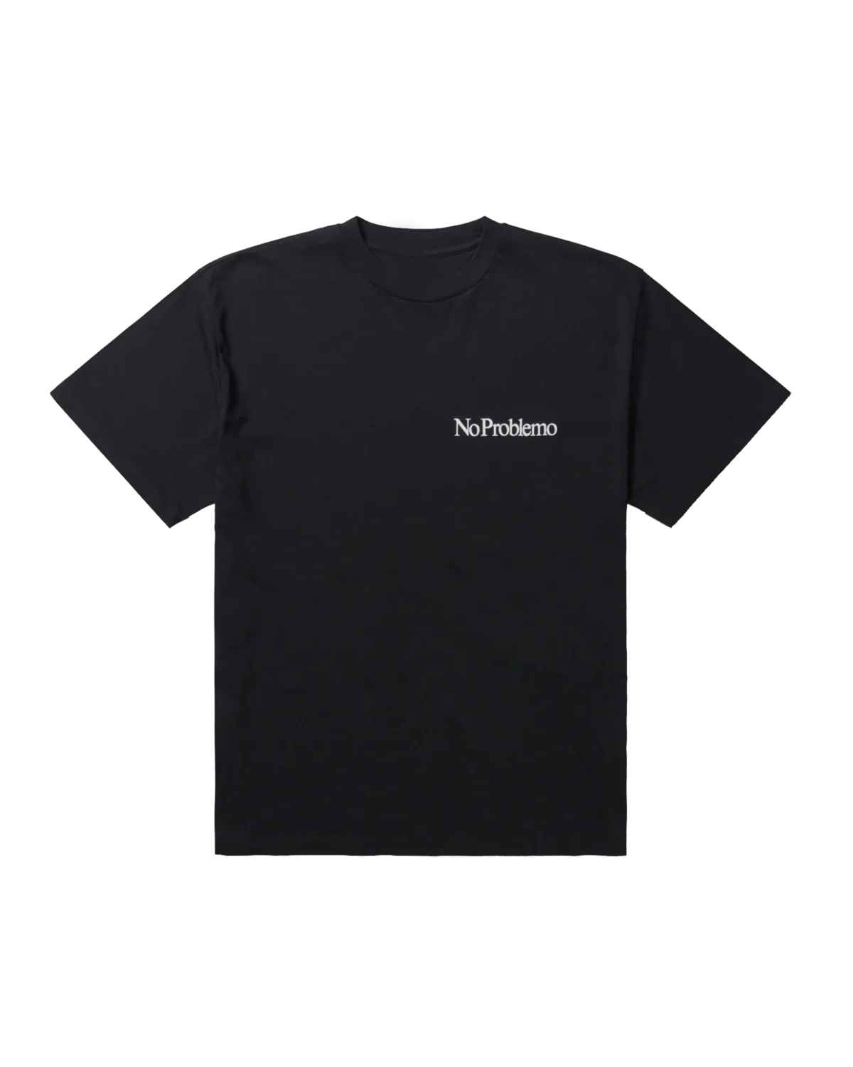 CAMISETA NO PROBLEMO NEGRO LOGO PECHO MADRID