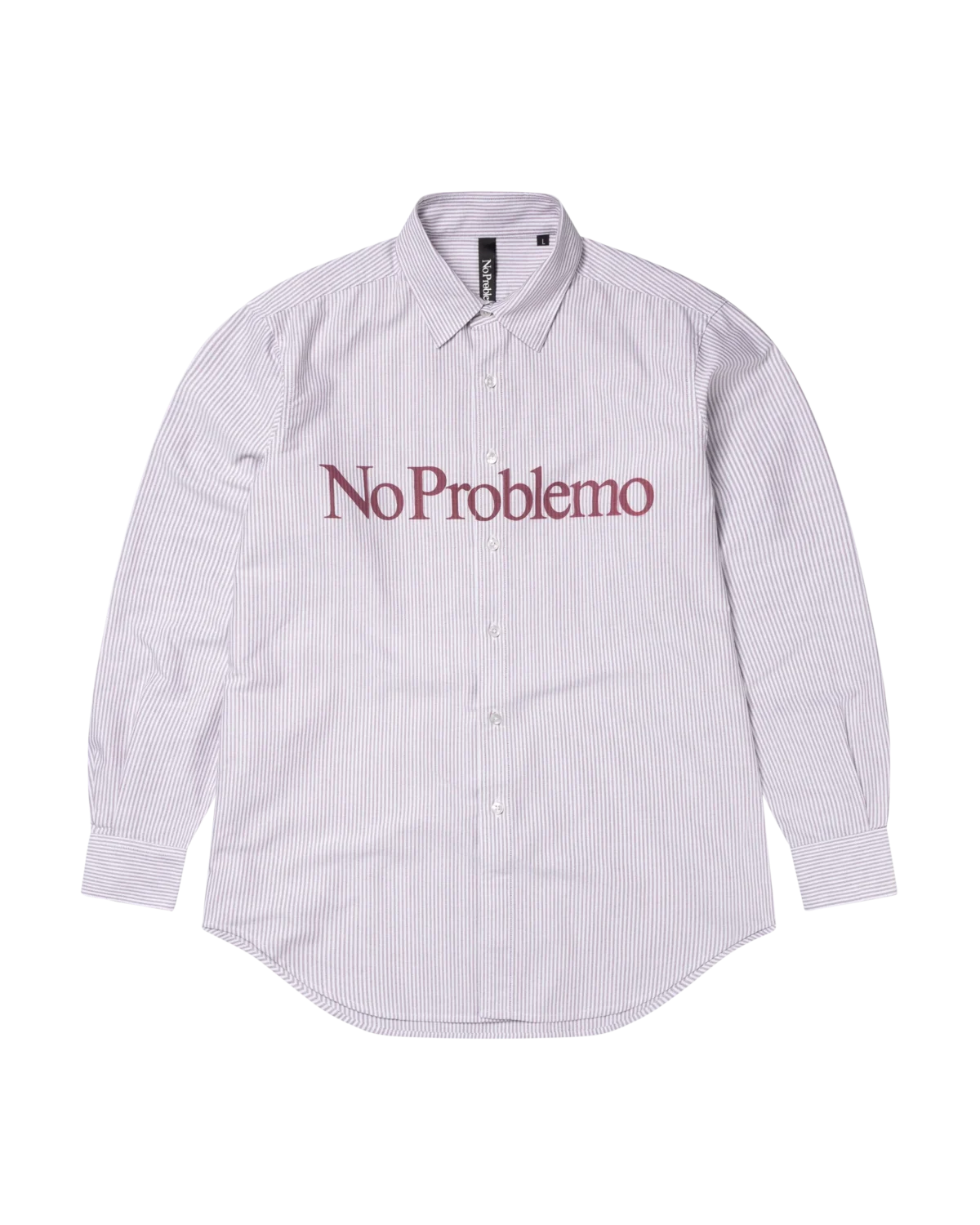 CAMISA NO PROBLEMO RAYAS LOGO PECHO MADRID