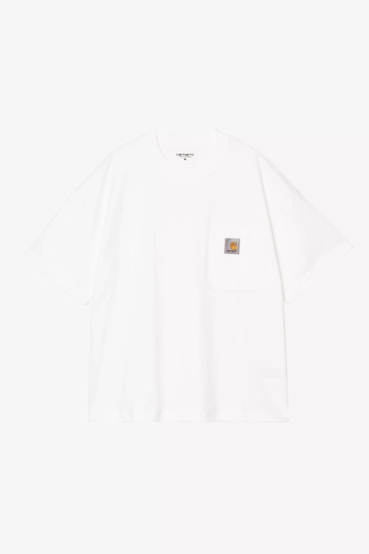 CAMISETA CARHARTT BLANCA BOLSILLO
