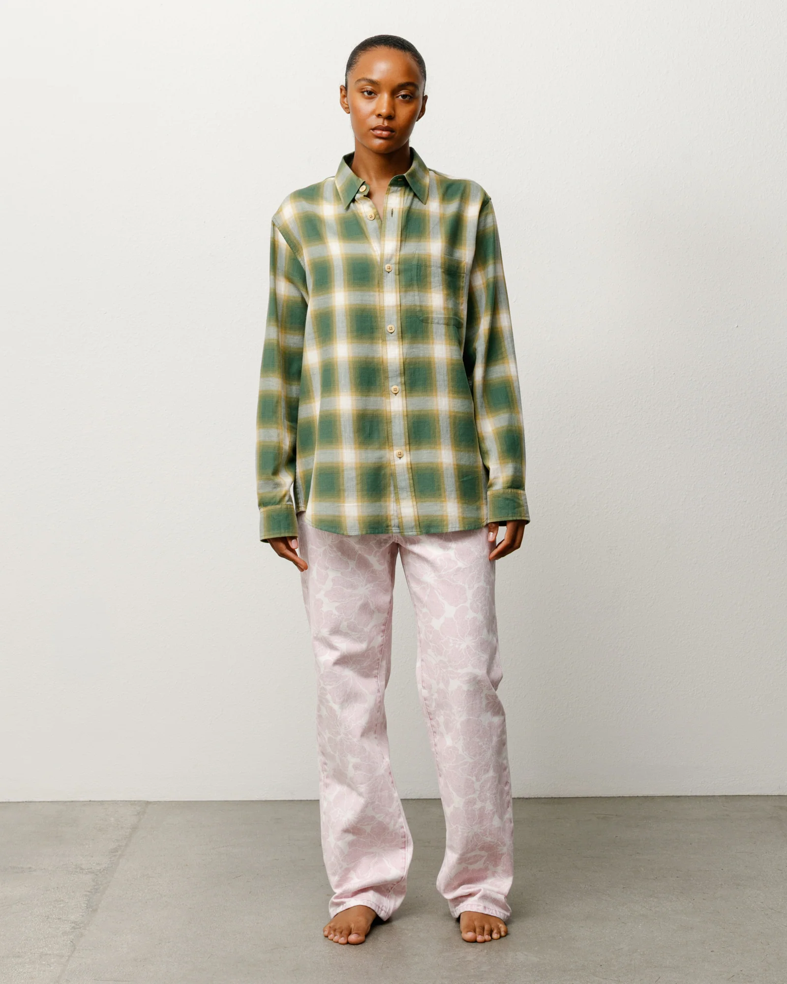 STUSSY CAMISA DE CUADROS OMBRE