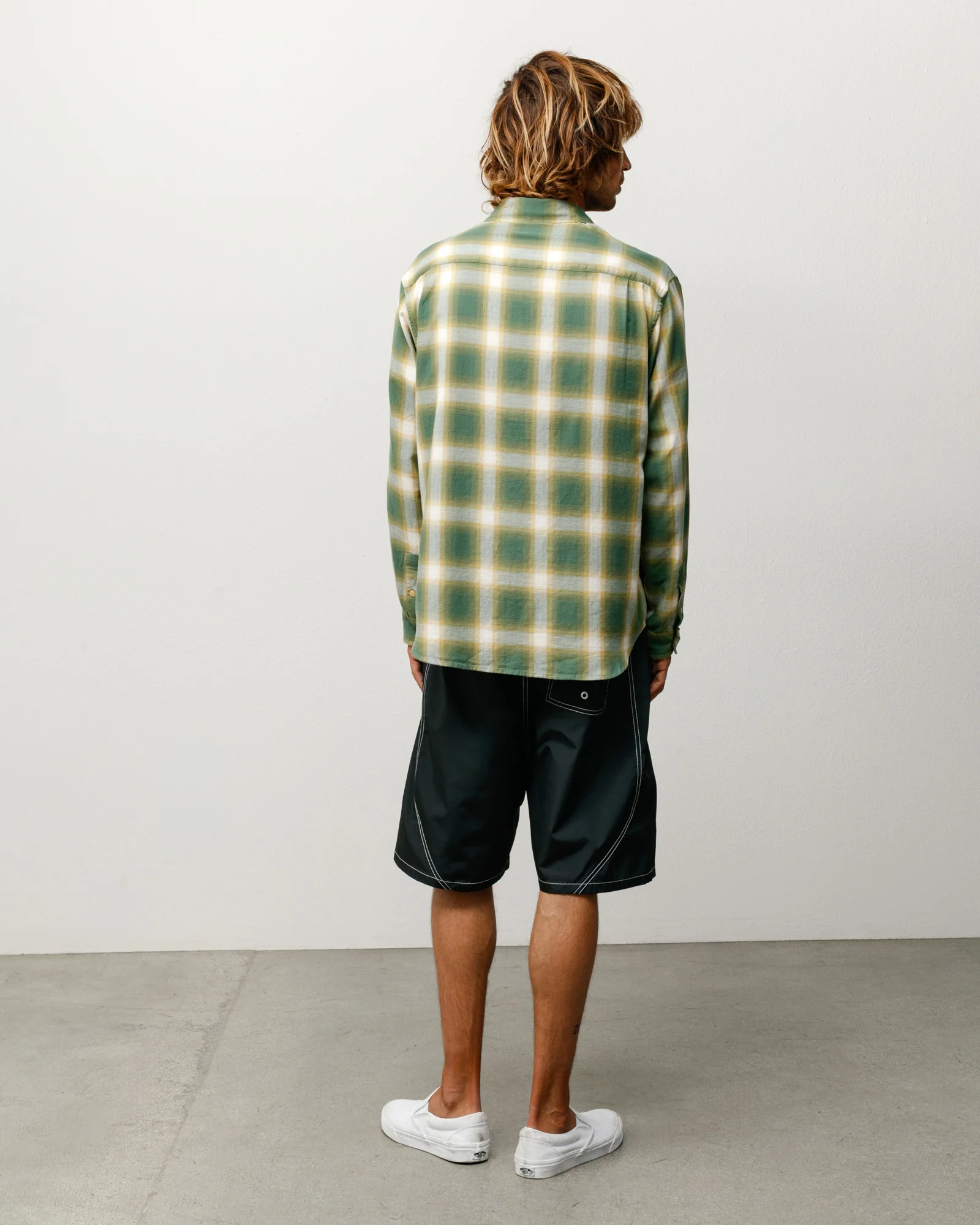 STUSSY CAMISA DE CUADROS OMBRE