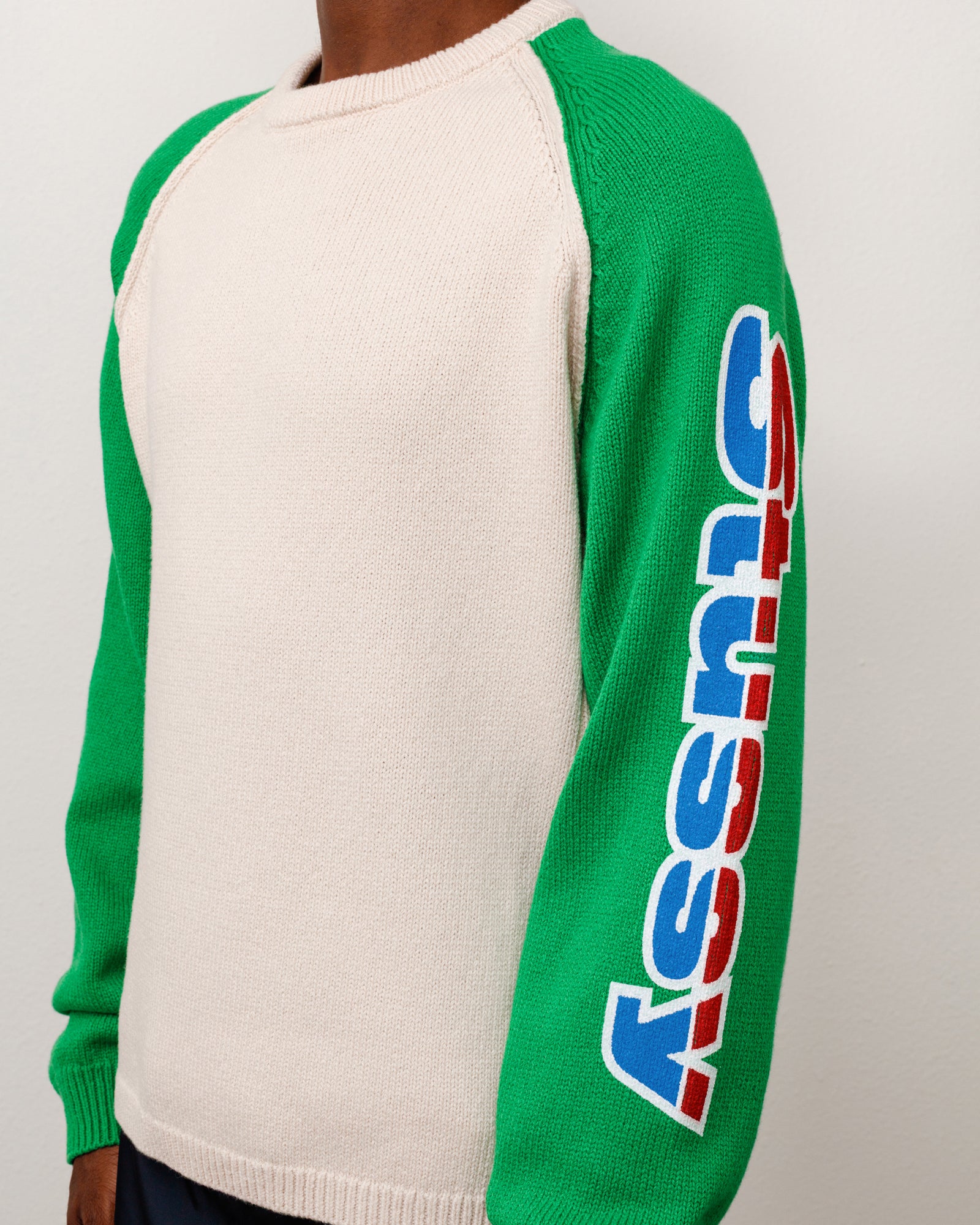 STUSSY JERSEY TWO TONE RAGLAN