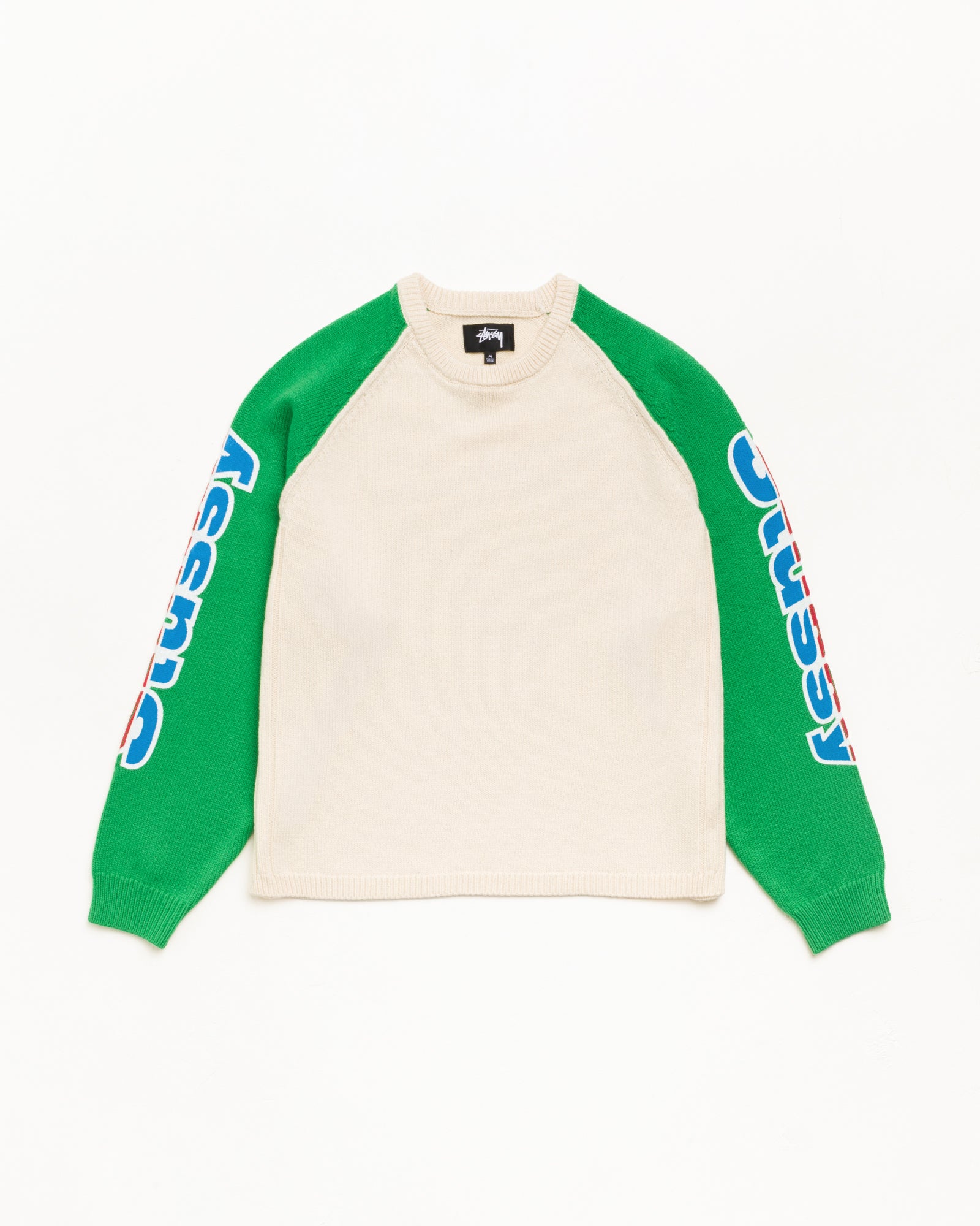 STUSSY JERSEY TWO TONE RAGLAN