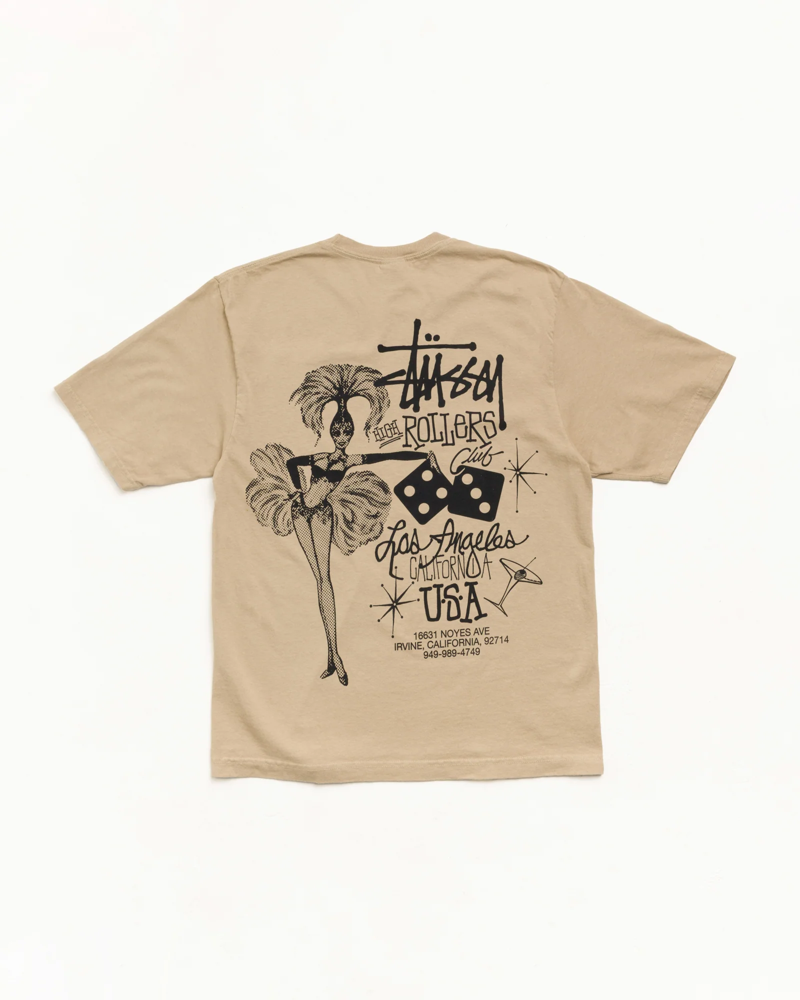STUSSY CAMISETA HIGH ROLLERS TEE