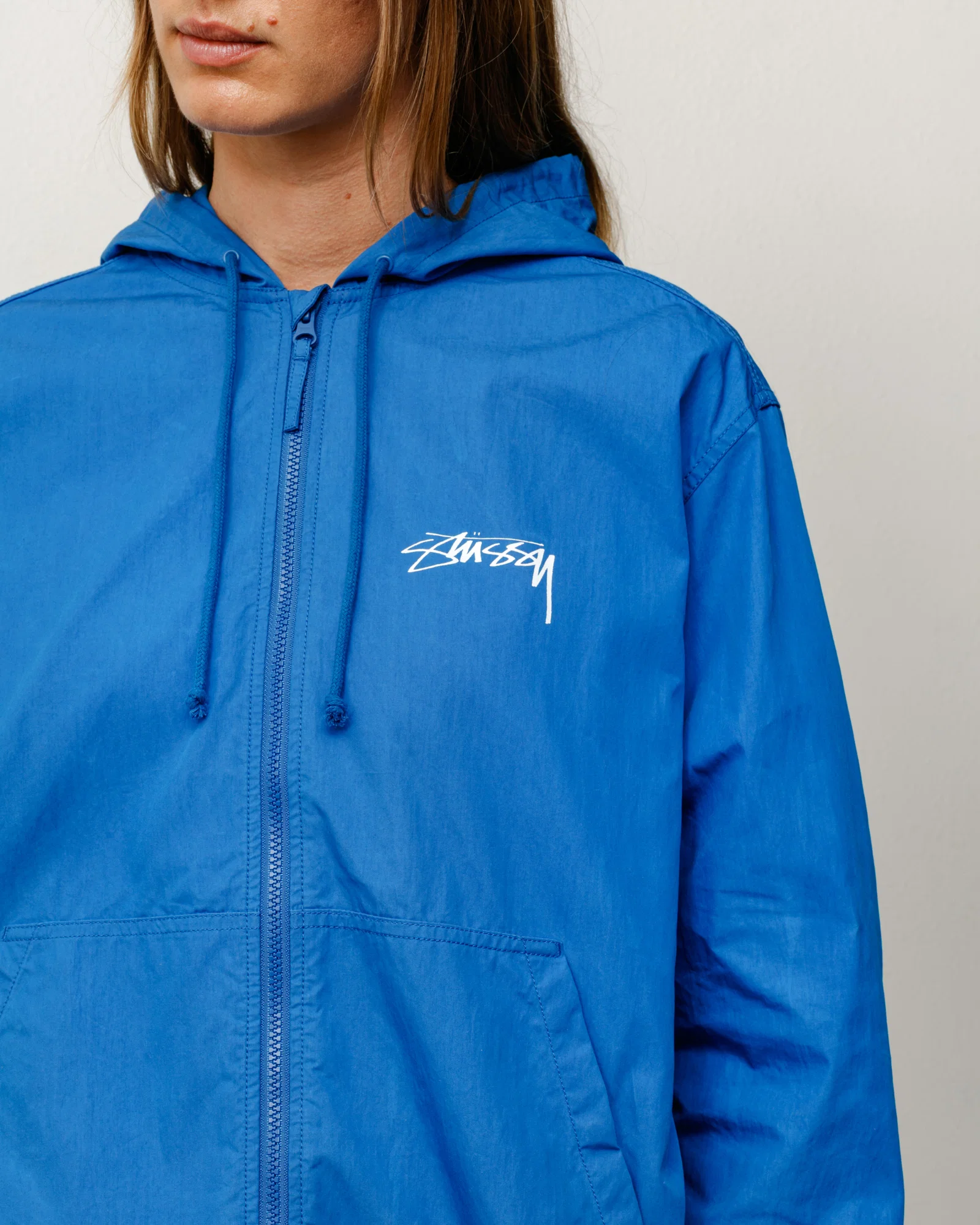 STUSSY CHAQUETA WAXED COTTON BEACH SHELL